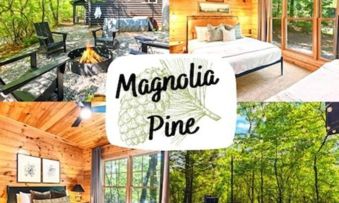 Bryson City Casa | Magnolia Pine With Hot tub and Mountain Views
