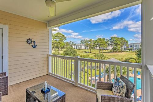 Central Myrtle Beach Apartamento | Magnolia Pointe Condo on Golf Course!