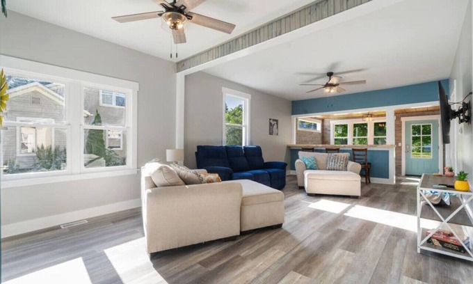Port Sanilac Casa | Main Street Retreat! Hot Tub, Golf Cart, Ev Charge