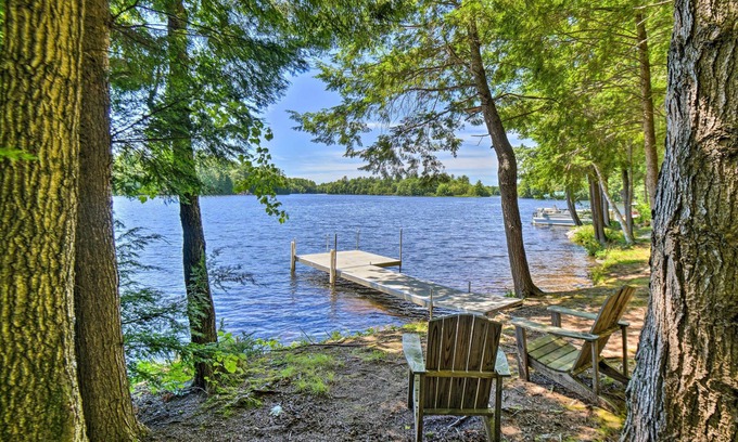 Lake Arrowhead Cabaña | Last Min Summer Availability: Lakefront Maine Home