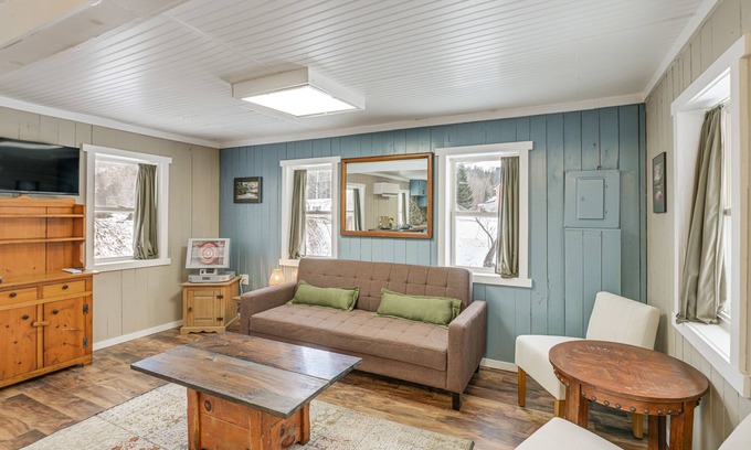 Portage Lake Cabaña | Maine Vacation Rental < 1 Mi to Portage Lake Beach