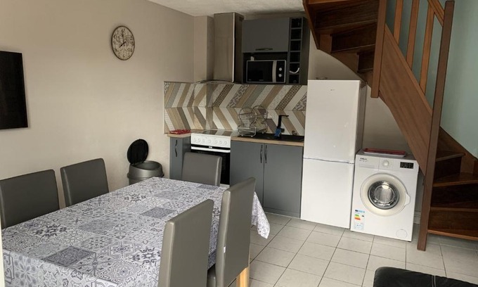 Fort-Mahon-Plage Casa | Maison à 50m de la Plage avec Terrasse, 2 Chambres et Parking Privé - Fort-Mahon-Plage - FR-1-482-35