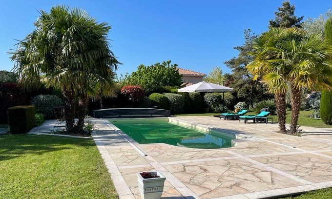 Lucenay Casa | Maison 6/10 Personnes Avec Piscine vue Golf