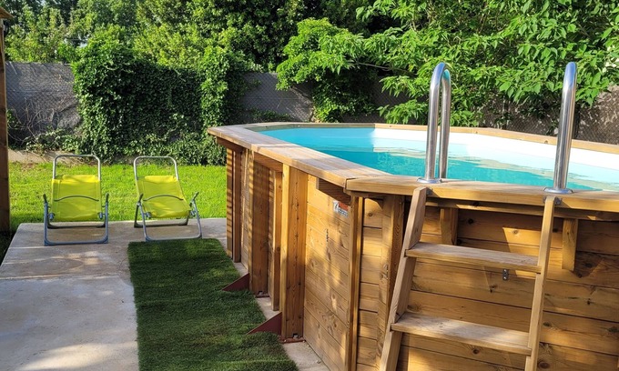 Roquemaure Casa | Maison 90m2 + Véranda Avec Piscine Privée sur Roquemaure Gard