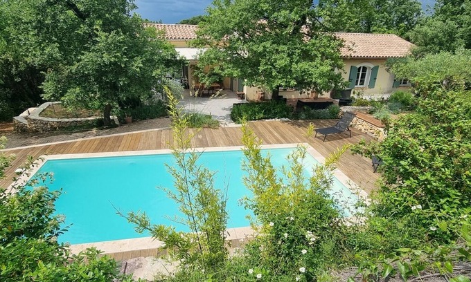 Euzet-les-Bains Casa | Maison Avec Piscine au Cœur de la Garrigue
