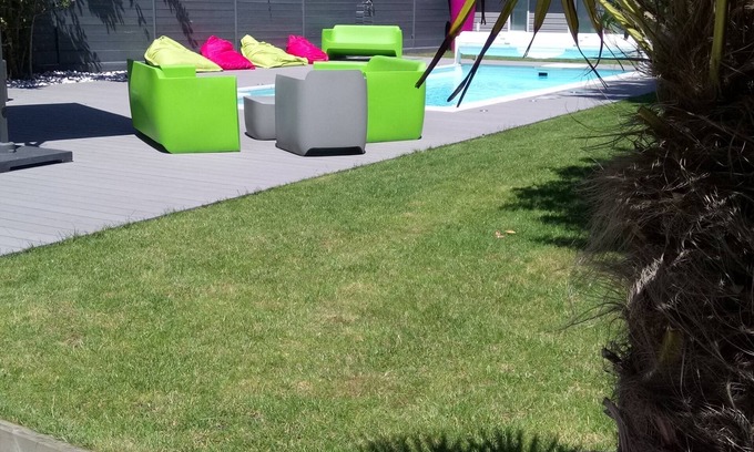 La Baule-Escoublac Casa | Maison Bauloise, PISCINA CLIMATIZADA, 600 m de playa, callejón sin salida, distrito de grandes hoteles