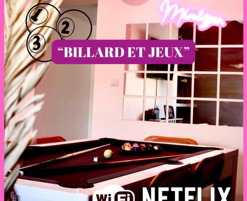 Mimizan Apartamento | Maison Billard, Netflix et jeux par Ivona Vacances