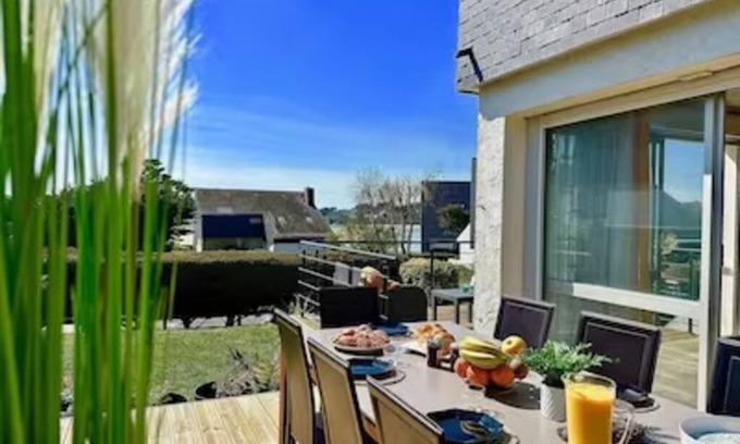 Guidel Apartamento | Maison Bord de mer Avec Terrasse vue mer