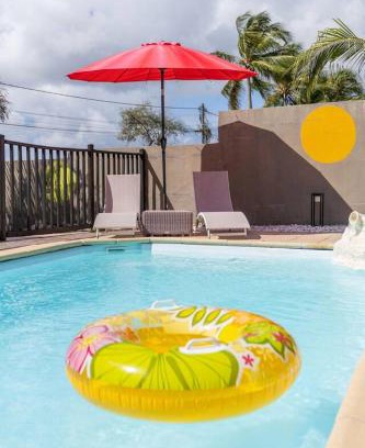 Dubedou Casa | Maison charmante à Saint-François + Piscine partagée