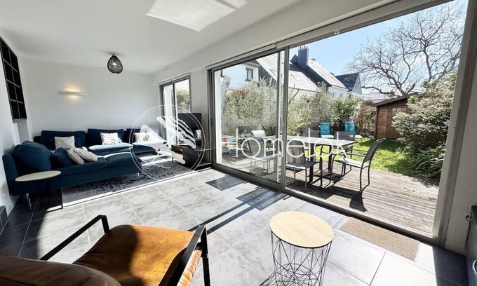 Larmor-Plage Casa | Maison cosy rénovée - Jardin - 50m des plages