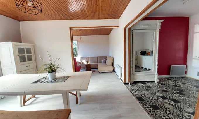 Talmont-Saint-Hilaire Casa | Maison de vacances-Casa-Habitación con desagüe-Familiar-Vista al Jardín