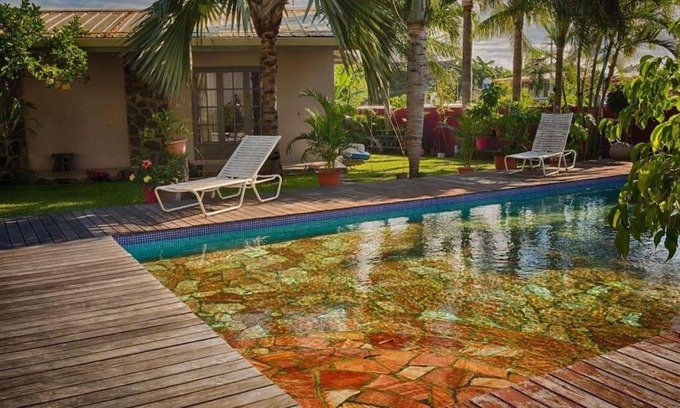 Punaauia Casa | Maison d'invités dans jardin tropical avec piscine à Tahiti