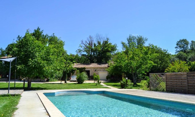 Saint-Victor-de-Malcap Casa | Maison de 2 chambres avec piscine partagee jardin clos et wifi a Saint Victor de Malcap
