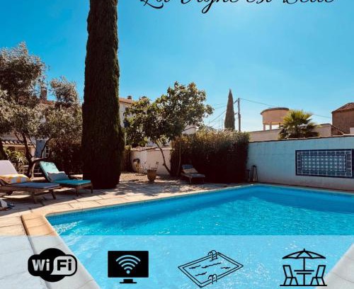 Canet Casa | Maison de campagne avec piscine-jardin-wifi