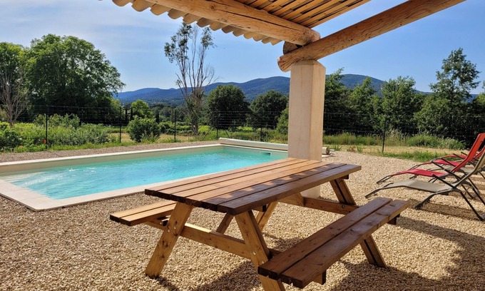 Lourmarin Cabaña | Maison de Campagne Avec Piscine à 1 km du Centre de Lourmarin