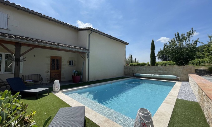 Massugas Casa | Maison de Campagne Avec Piscine Entre Saint-emilion et Bergerac