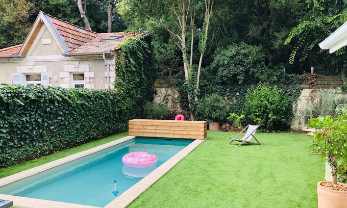 Grand Parc-Paul Doumer Casa | Maison de Charme Avec Jardin Piscine Coeur de Bordeaux