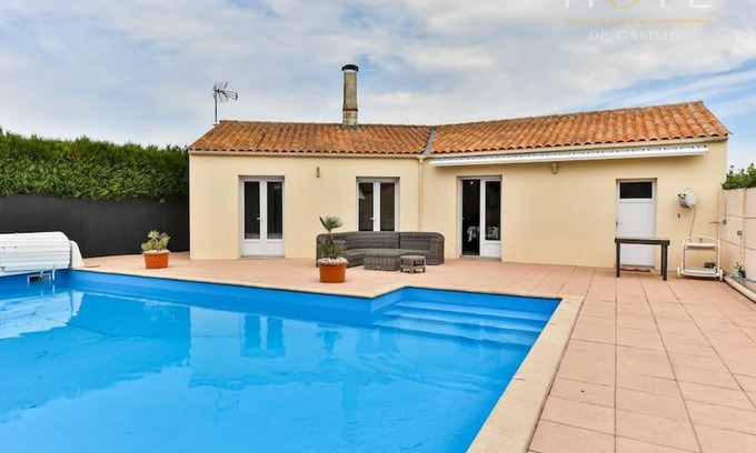 Jard-sur-Mer Casa | Maison de famille avec piscine