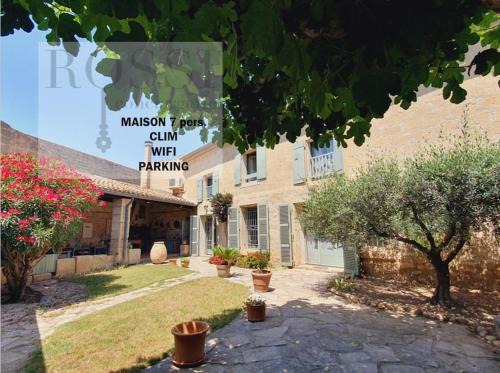 Saint-Laurent-d'Aigouze Casa | Maison de Village en Camargue Parking Clim Wifi - ROSSIconciergerie - Linge inclus