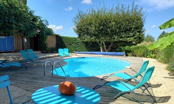 Sauveterre-la-Lemance Casa | Casas rurales con encanto para 10/12 personas con piscina privada