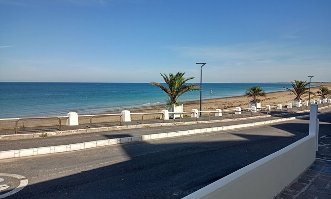 Donville-les-Bains Casa | Maison de Plage - les Pieds Dans L'eau - vue mer Imprenable