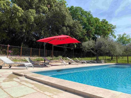 Saint Michel d'Euzet Casa | Maison de vacances à louer dans le Gard Provençal, semaine de 7 jours minimum, samedi au samedi, 10 personnes, Le Mas du Colombier