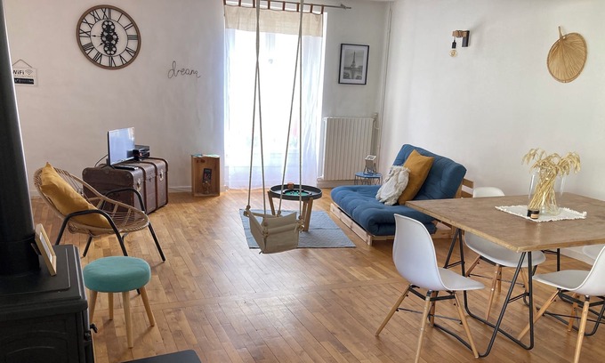 Crecy-en-Brie Casa | Maison de Ville Cosy de 100m² à 12 min de Disneyland Paris