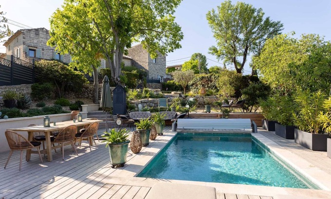 Sagries Casa | Maison DE Village Entierement Renovee Avec Piscine