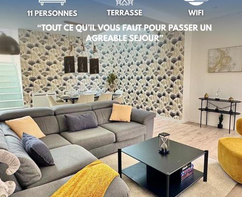 Saint-Honore - Jeanne d'Arc Casa | Maison design 11 pers -Terrasse -Netflix -Confort
