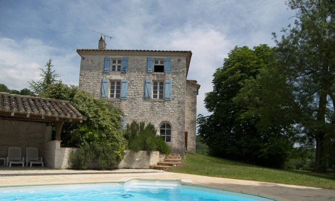 Roquecor Casa | MAISON DU QUERCY 8 personas - PISCINA PRIVADA - TENIS