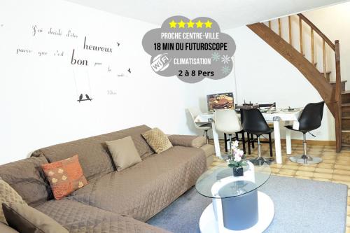 Poitiers Apartamento | Maison et Appartements d'Anatole France proche Centre-Ville, Université - CHU, Patinoire et Futuroscope