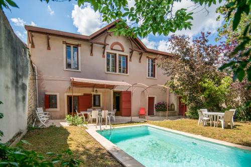 Millau Apartamento | Maison Eugène centre-ville piscine jardin fibre garage