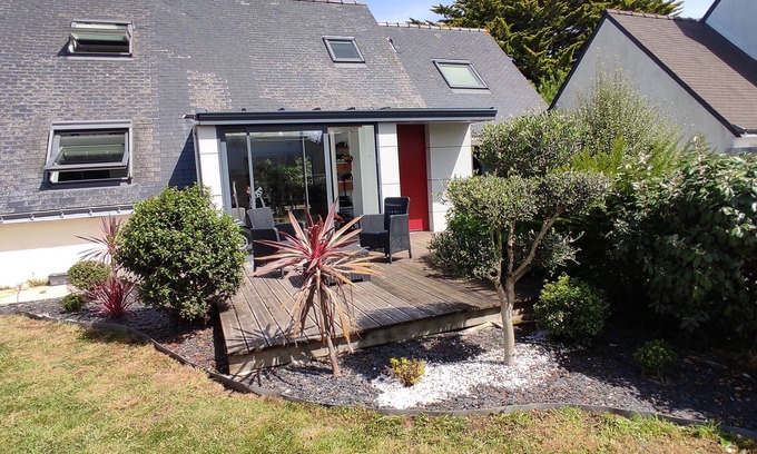 Erdeven Casa | Maison familiale, 1km de la plage de Kerhillio