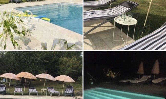 Chatres Casa | Maison Familiale au Calme à la Campagne. Animaux de Compagnie Acceptés ! Piscine