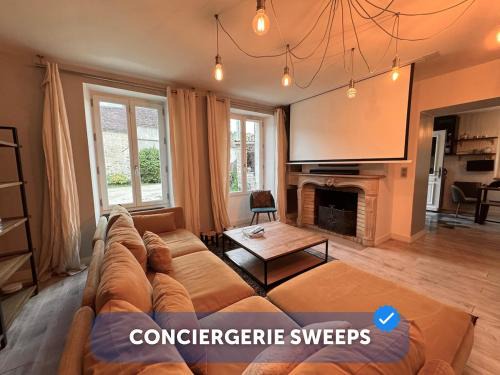 Moret-Loing-et-Orvanne Casa | Maison familiale climatisée, jardin cinema et jeux