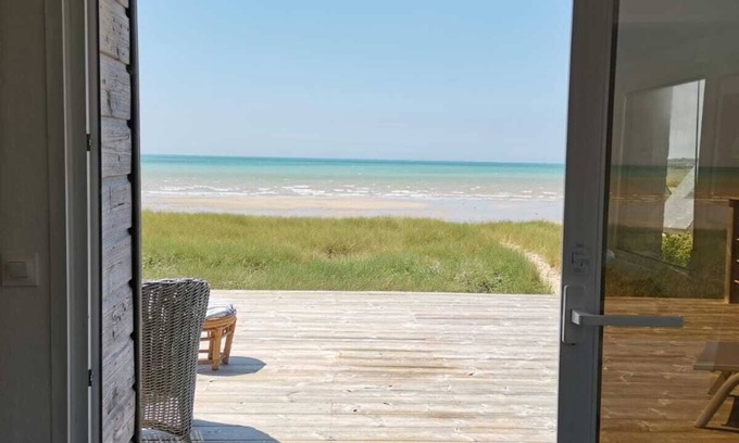 Anneville-sur-Mer Casa | Maison Front de Mer, Accès Direct à la Plage, vue Panoramique