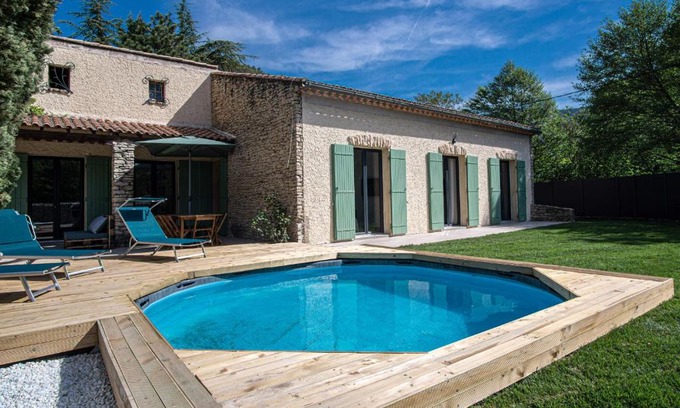 Fontaine-de-Vaucluse Casa | Maison idéale pour les familles avec piscine privée - Fontaine-de-Vaucluse