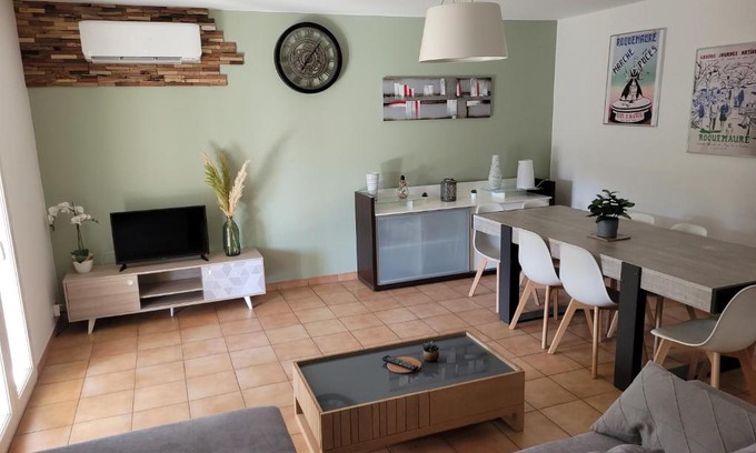 Roquemaure Casa | Maison individuelle 90m2 avec véranda et piscine