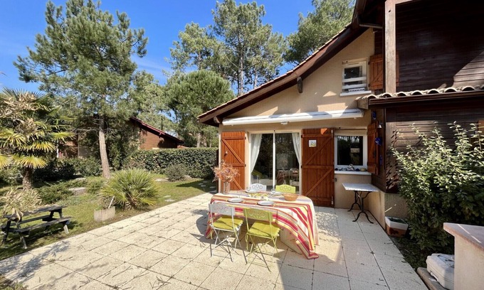 Lacanau-Ocean Chalet De Esquí | Maison jumelée 4/5 personnes residence avec piscine - 344403