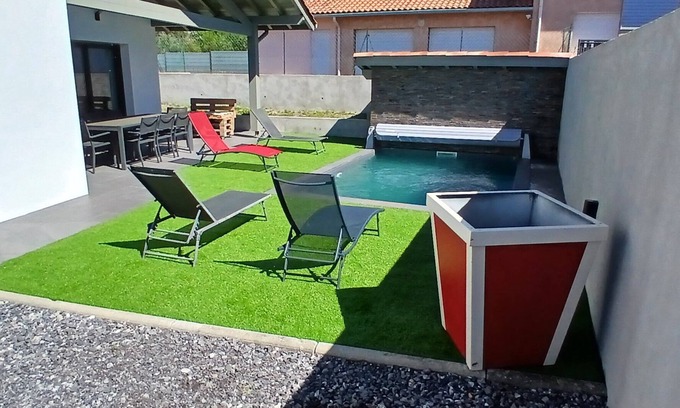 Tarnos Casa | Maison Neuve Avec Piscine à 5 min de la Plage
