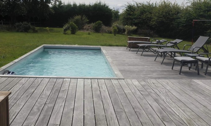 Saint-Pierre-de-Salerne Casa | Maison Normande Typique Neuve 4p Piscine Chauffée
