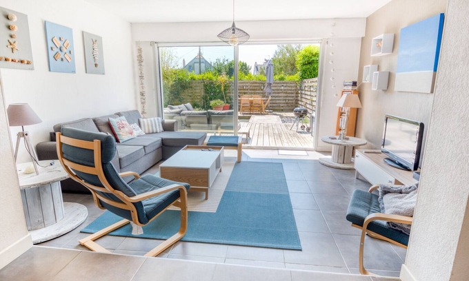 Larmor-Plage Casa | Maison Tout Équipée Avec Jardin et Plage à Pied par Groom
