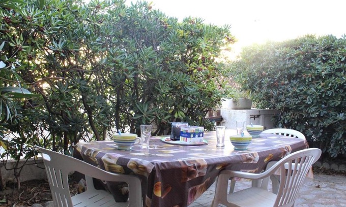 Port-la-Nouvelle Casa | Maison traversante, 50m de la plage, 3 chambres, terrasse, lave-linge, lave-vaisselle, 8 couchages - FR-1-229C-28