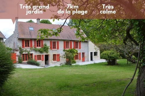 Fontaine-Henry Casa | Maison typique - Très grand jardin - 7km de la mer