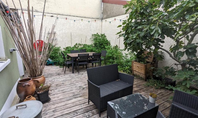 Montreuil Apartamento | "Maison verte" - terrasse - parking - 10min du métro