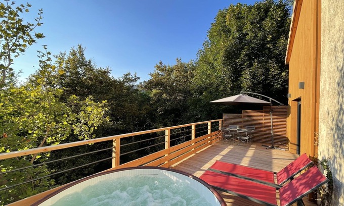 Dieulefit Casa | Maisonnette en Pleine Nature, Spa, Village à Pieds