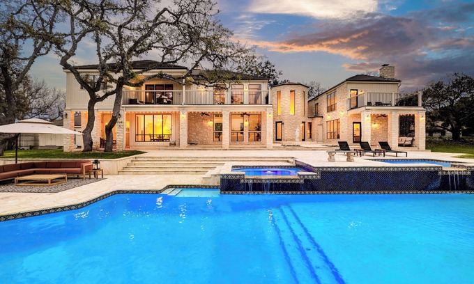 Wetmore Casa | Majestic Oak: Luxury Estate with Private Resort Pool, Hot Tub & Game Room