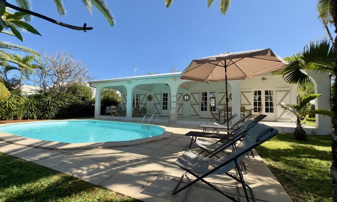 L'Ermitage-les-Bains Casa | Maldives - Villa avec piscine en plein cœur de L Hermitage
