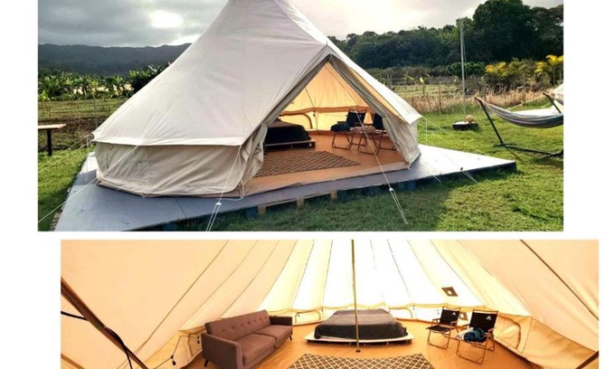 Laie Otro | Maleka Farm: Tent Glamping North Shore Oahu