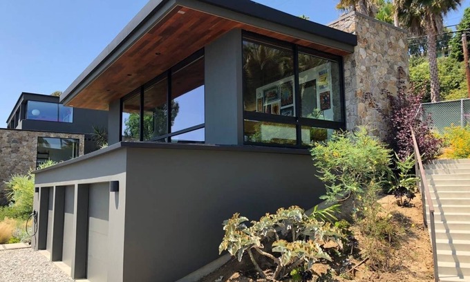 Eastern Malibu Casa | Estudio moderno Malibu Mid-Century con vista al mar